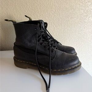 Dr. Martens Black Leather 1460 Pascal Boots